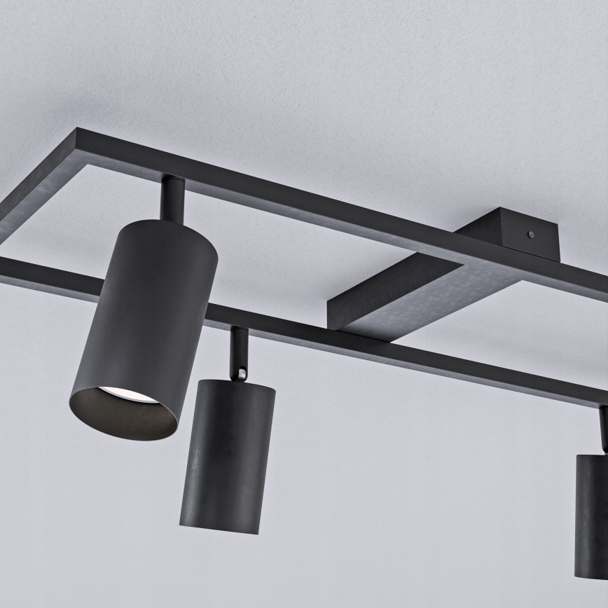 Stropna spot svjetiljka 4xGU10/30W/230V crna