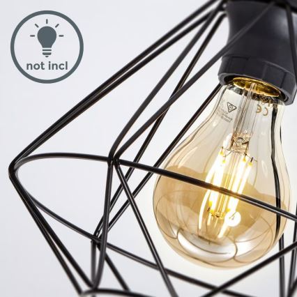 Stropna svjetiljka 1xE27/40W/230V crna