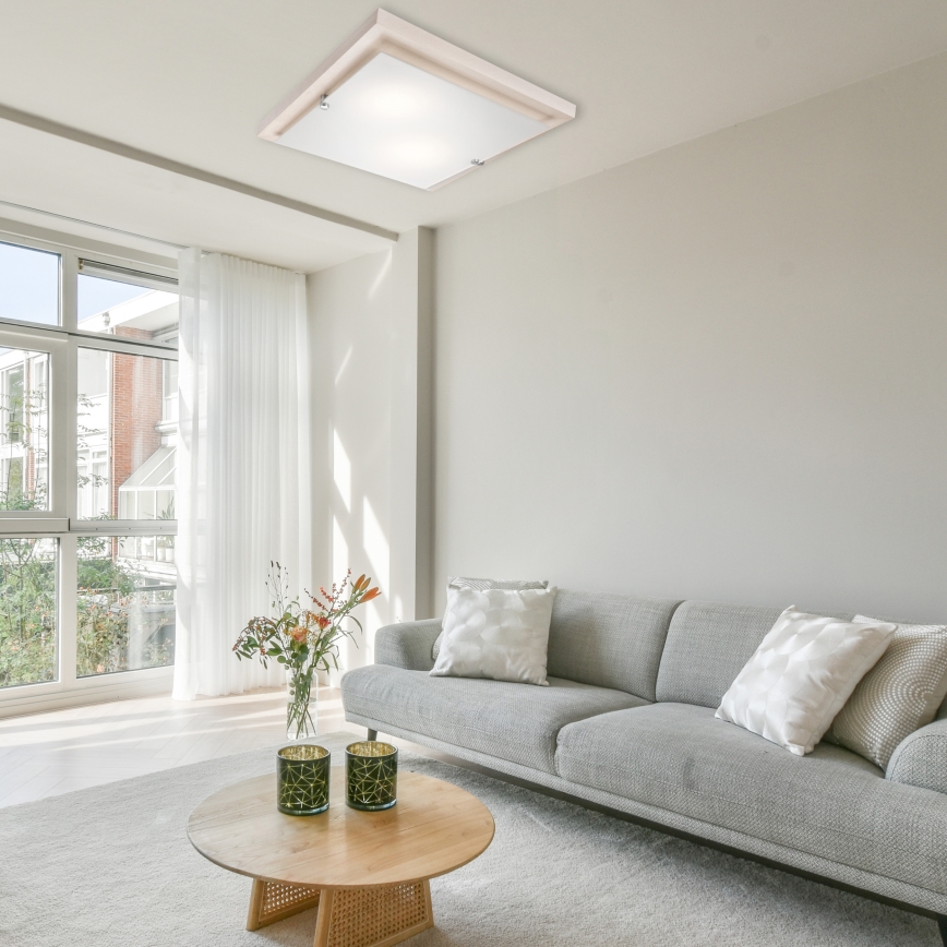 Stropna svjetiljka 1xE27/60W/230V bukva