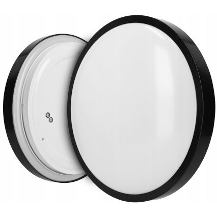 Stropna svjetiljka 2xE27/40W/230V promjer 29,5 cm crna