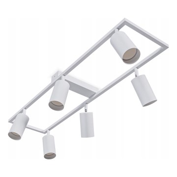 Stropna svjetiljka 6x GU10/30W/230V, bijela