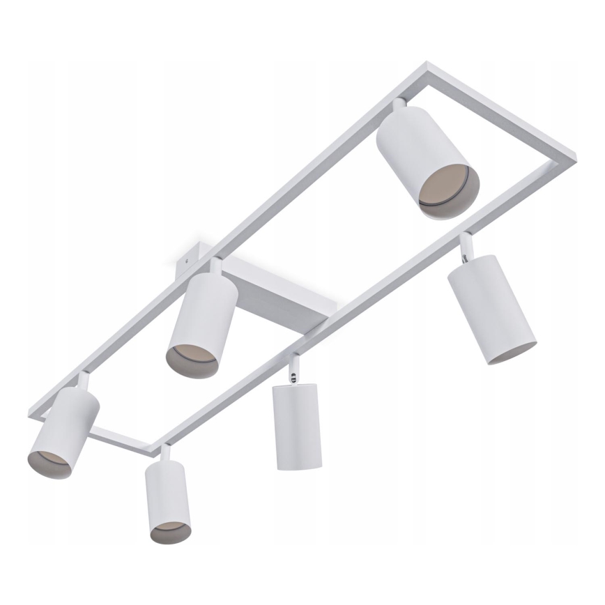 Stropna svjetiljka 6x GU10/30W/230V, bijela