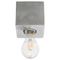 Stropna svjetiljka ABEL 1xE27/60W/230V beton
