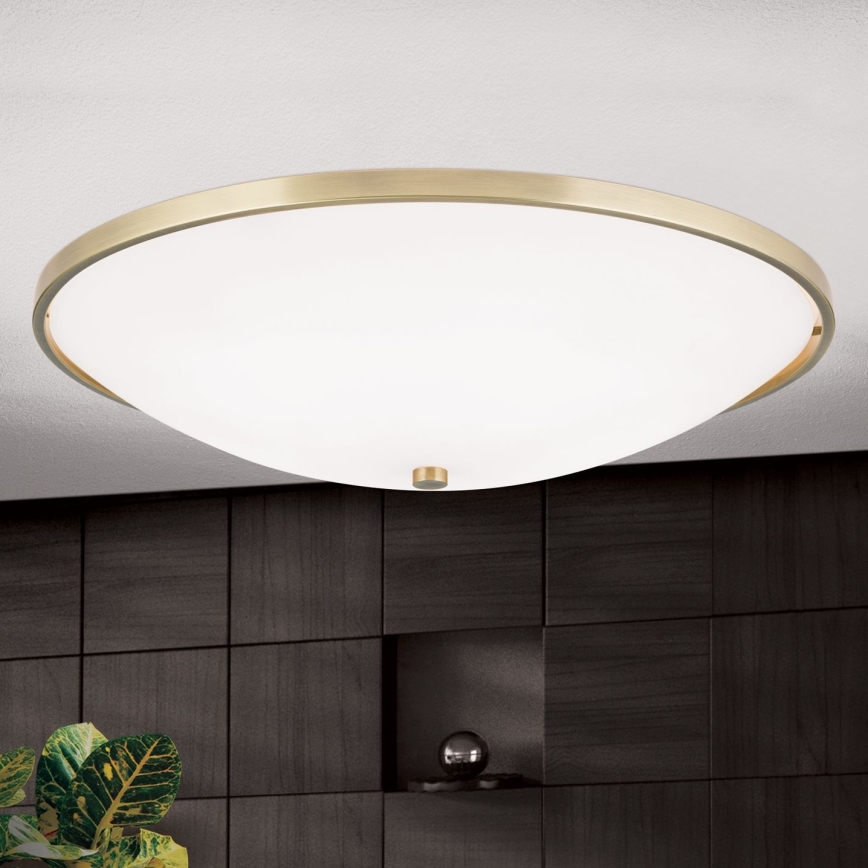 Stropna svjetiljka AIDA 5xE27/60W/230V pr. 56,5 cm mesing