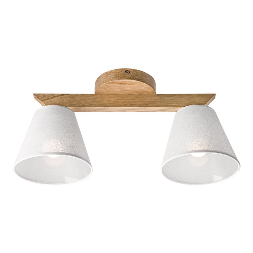 Stropna svjetiljka ANTONIO 2xE14/40W/230V hrast