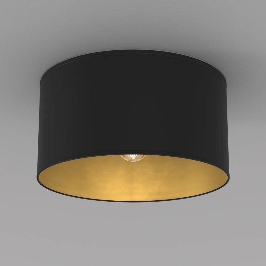 Stropna svjetiljka ARDEN 1xE27/15W/230V, promjer 40 cm, crna