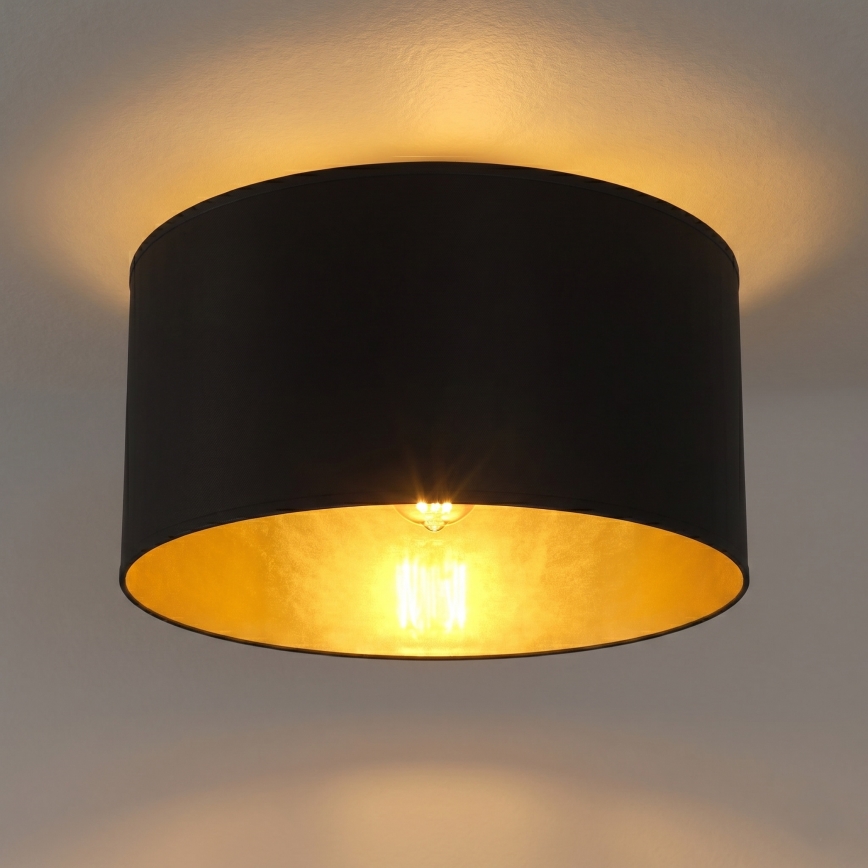Stropna svjetiljka ARDEN 1xE27/15W/230V, promjer 40 cm, crna