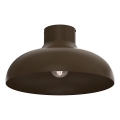 Stropna svjetiljka BASCA 1xE27/15W/230V, promjer 40 cm, smeđa
