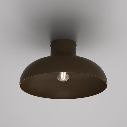 Stropna svjetiljka BASCA 1xE27/15W/230V, promjer 40 cm, smeđa