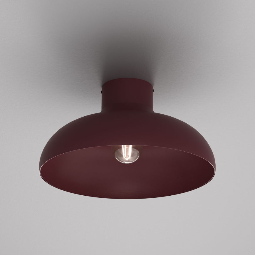Stropna svjetiljka BASCA 1xE27/15W/230V Ø 40 cm bordo