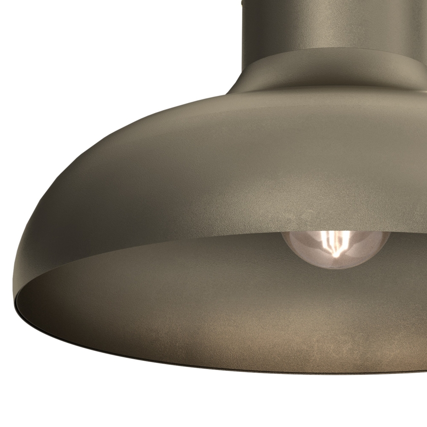 Stropna svjetiljka BASCA 1xE27/15W/230V Ø 40 cm brončana