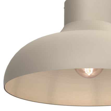 Stropna svjetiljka BASCA 1xE27/15W/230V Ø 40 cm krem