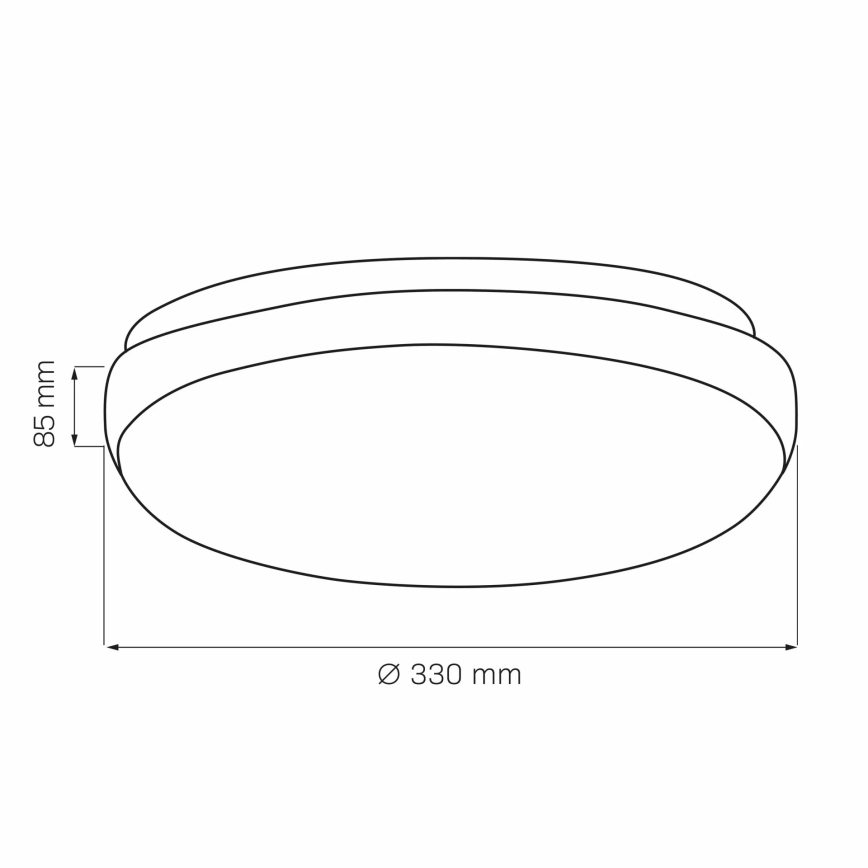 Stropna svjetiljka BENEDYKT 2xE27/20W/230V pr. 33 cm srebrna