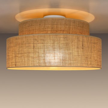 Stropna svjetiljka BOHO 1xE27/60W/230V bež