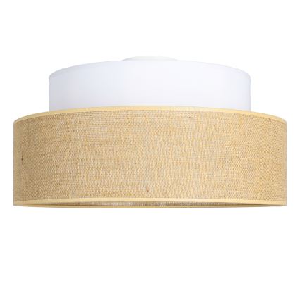 Stropna svjetiljka BOHO 1xE27/60W/230V bijela/bež