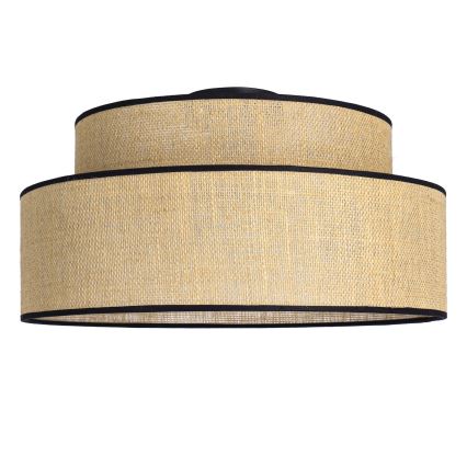Stropna svjetiljka BOHO 1xE27/60W/230V pr. 40 cm bež