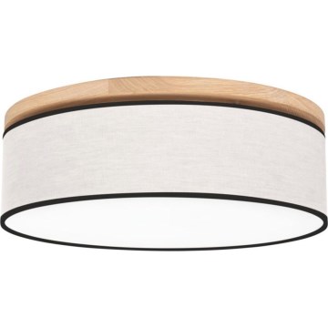 Stropna svjetiljka BOHO 3xE27/25W/230V Ø 48 cm hrast