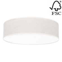 Stropna svjetiljka BOHO 4xE27/25W/230V pr. 48 cm bijela – FSC certificirano