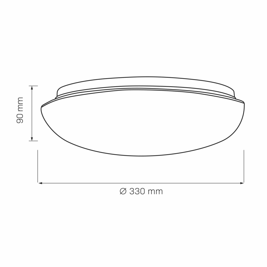 Stropna svjetiljka BONIFACY 2xE27/20W/230V pr. 33 cm bijela