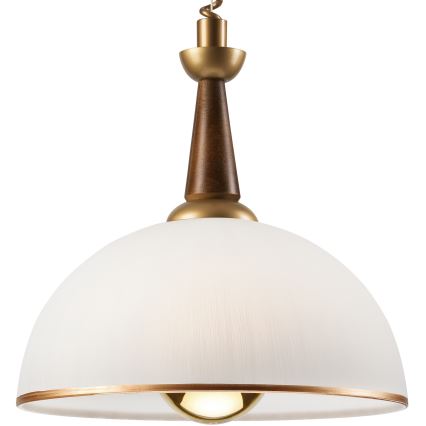 Uklonjivi luster CHIARA 1xE27/60W/230V smeđa/buk