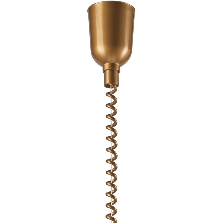 Uklonjivi luster CHIARA 1xE27/60W/230V smeđa/buk