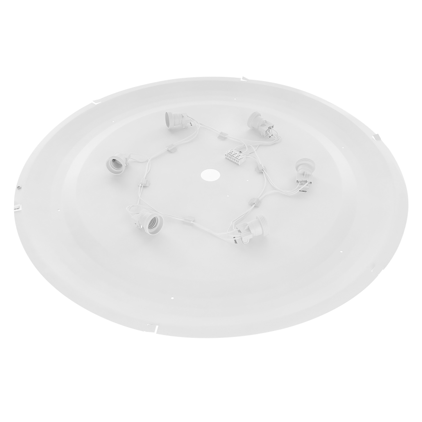 Stropna svjetiljka CLEO 6xE27/24W/230V pr. 78 cm crna