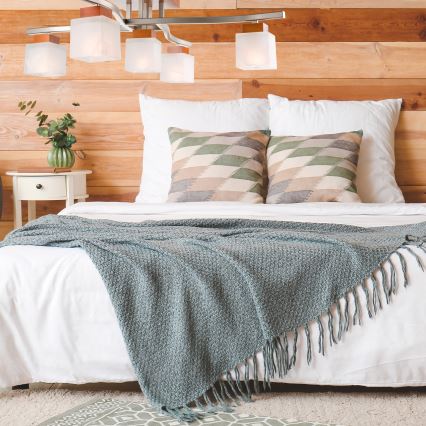 Stropna svjetiljka DANA 5xE14/40W/230V bukva