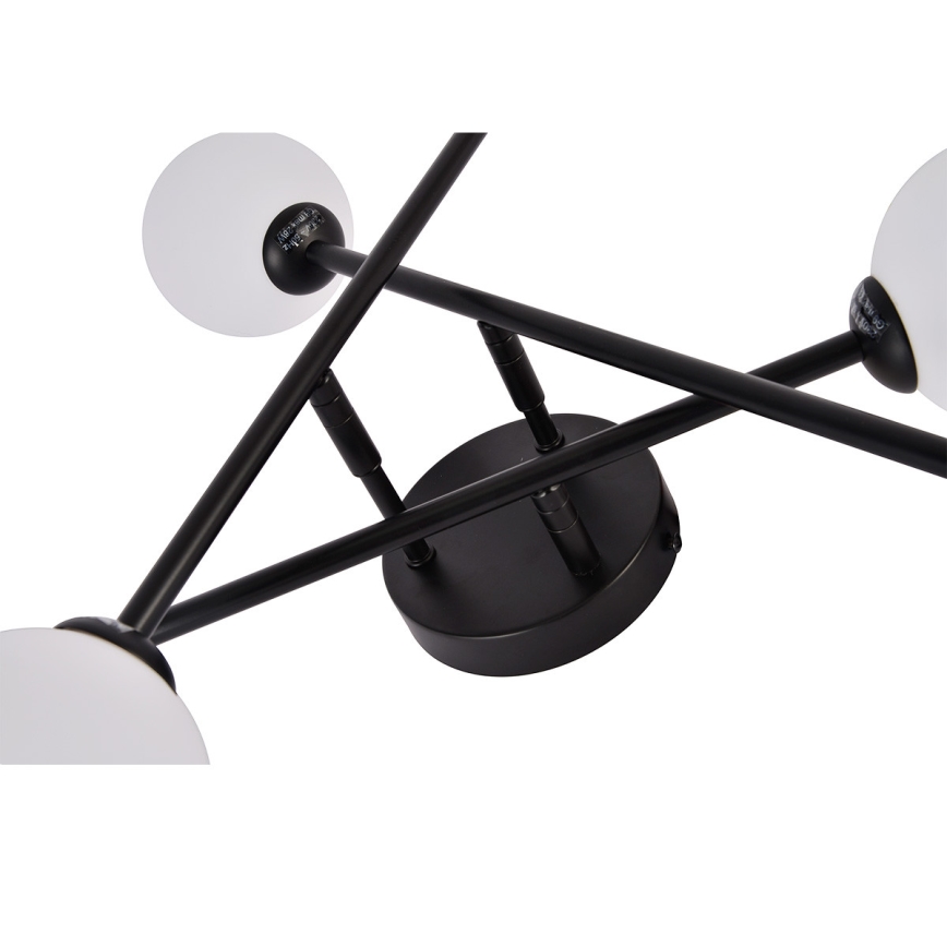 Stropna svjetiljka DORADO 6xG9/28W/230V crna