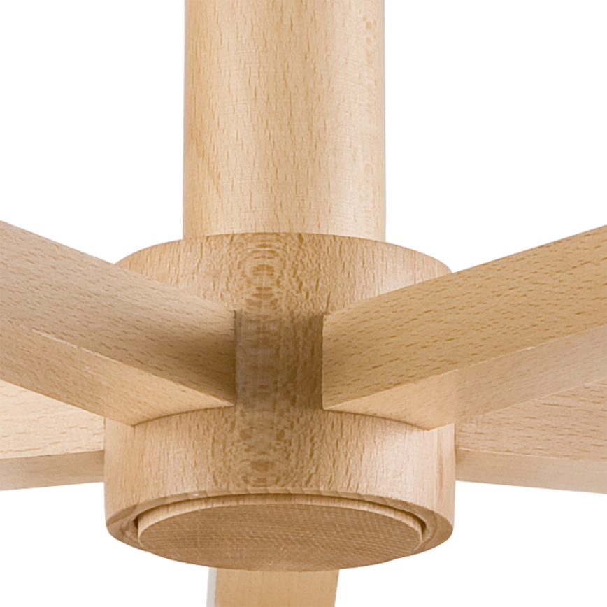 Stropna svjetiljka ELLIE 5xE27/60W/230V siva/buk