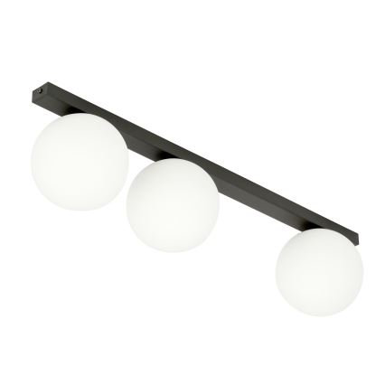 Stropna svjetiljka FIT 3xE14/10W/230V crna/bijela