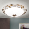 Stropna svjetiljka FLEUR 3xE27/60W/230V pr. 50 cm bronca