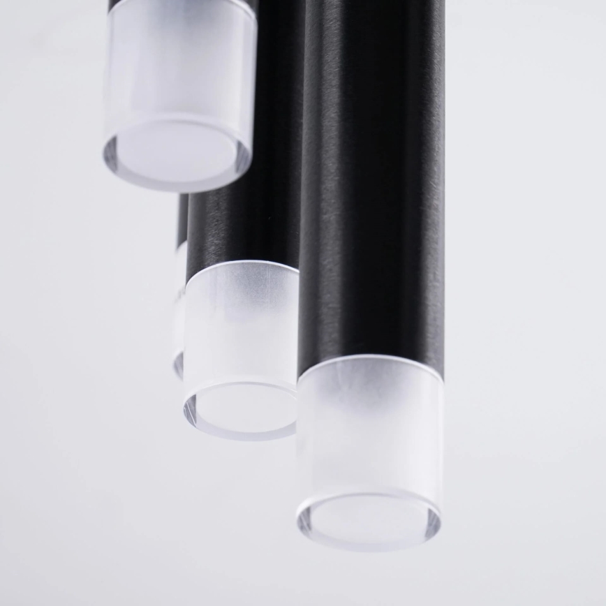 Stropna svjetiljka GLAM 9xG9/8W/230V crna