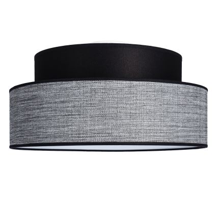 Stropna svjetiljka GRACE 1xE27/60W/230V crna/siva