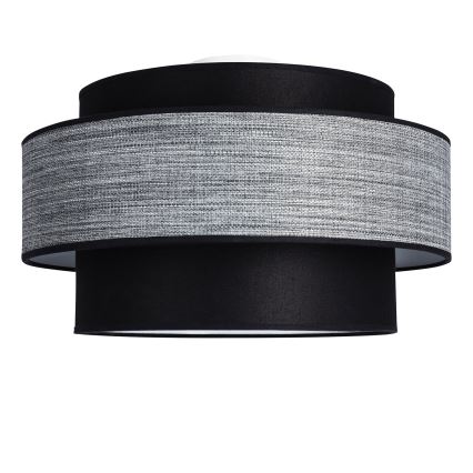 Stropna svjetiljka GRACE 1xE27/60W/230V pr. 40 cm crna/siva