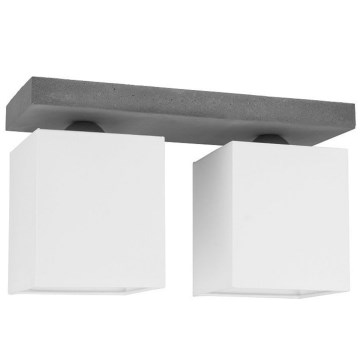 Stropna svjetiljka GREAT 2xE27/25W/230V beton