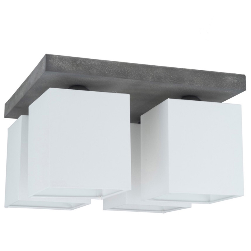 Stropna svjetiljka GREAT 4xE27/25W/230V beton