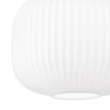 Stropna svjetiljka HARMA WOOD 1xE27/15W/230V hrast/bijela Ø 25 cm