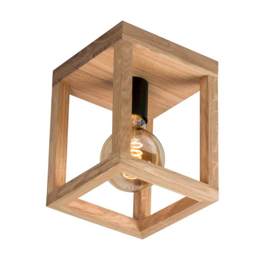 Stropna svjetiljka KAGO 1xE27/60W/230V matni hrast