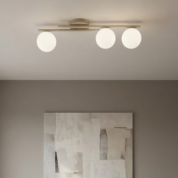 Stropna svjetiljka KAIRO 3xE14/10W/230V bež