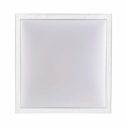 Stropna svjetiljka KAZIMIERZ 2xE27/20W/230V 29,5x29,5 cm srebrna