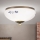 Stropna svjetiljka LANDHAUS 1xE27/60W/230V promjer 21 cm brončana/bijela/plava