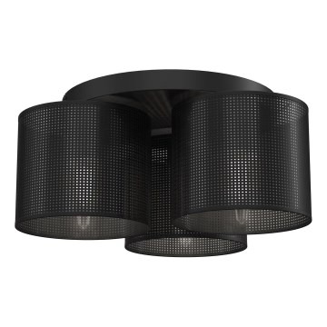 Stropna svjetiljka LOFT SHADE 3xE27/60W/230V crna