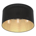 Stropna svjetiljka LOFT SHADE 3xE27/60W/230V crna/zlatna