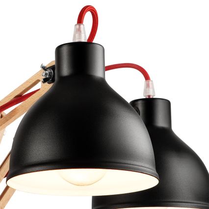 Ugradbena lampa MARCELLO 5xE27/60W/230V bukovina