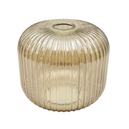 Stropna svjetiljka MILOU WOOD 1xE27/15W/230V hrast/dimljeno bež Ø 20 cm