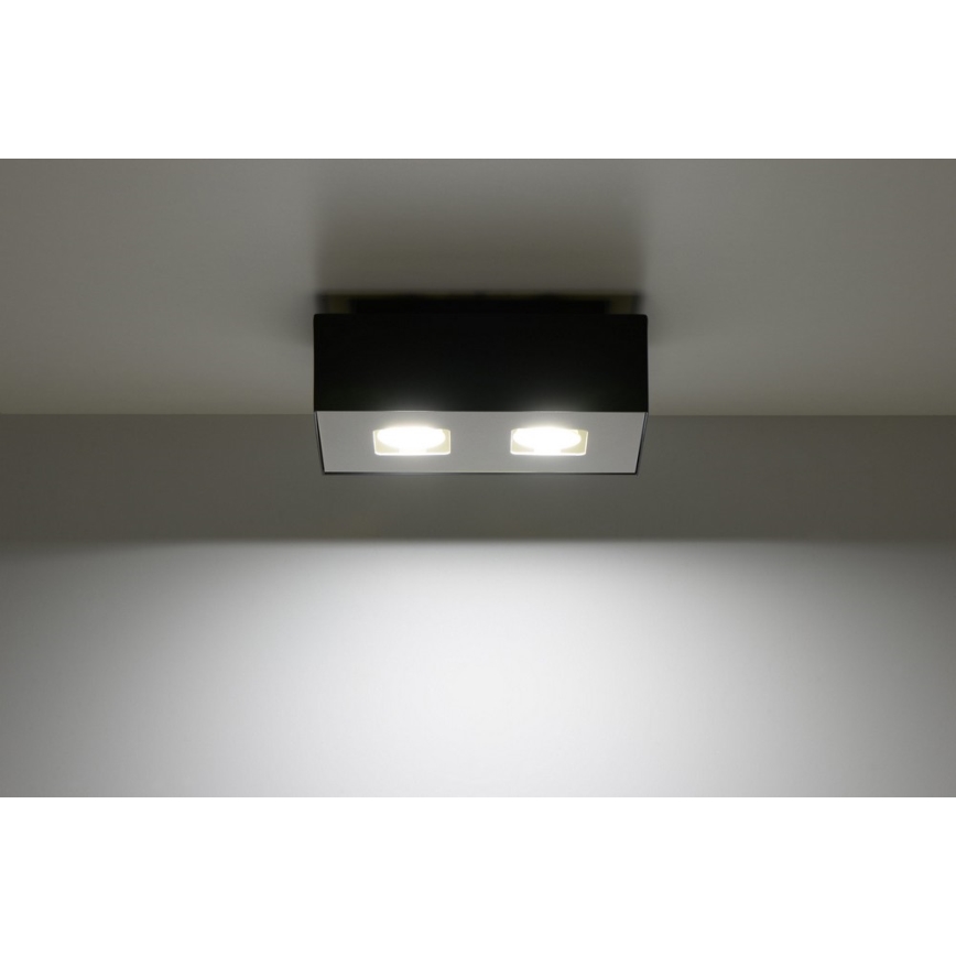Stropna svjetiljka MONO 2 2xGU10/40W/230V