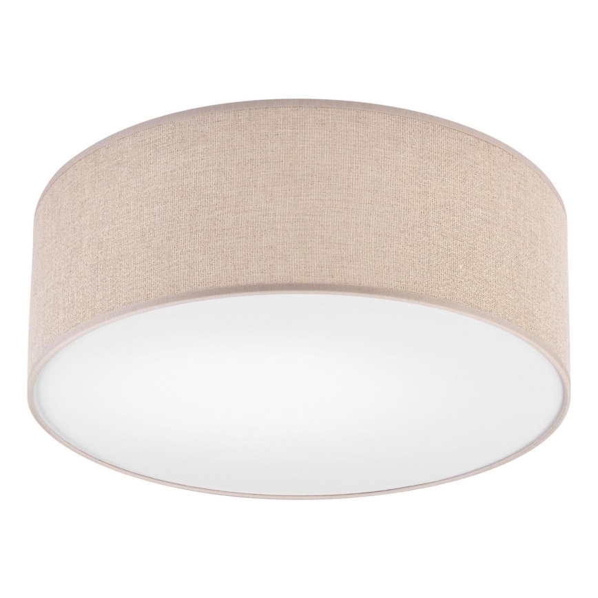 Stropna svjetiljka MONTE 1xE27/60W/230V Ø 35 cm smeđa