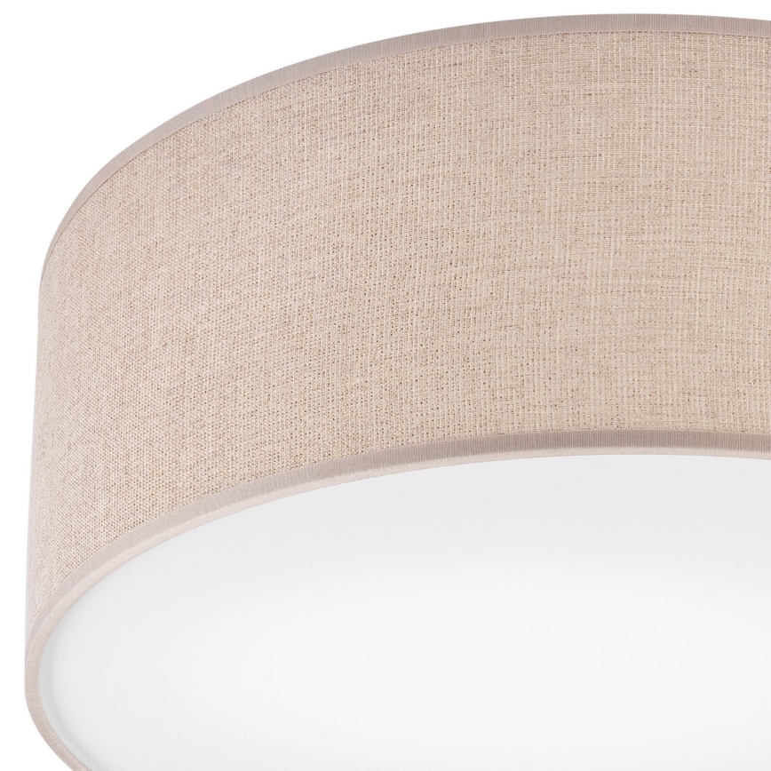 Stropna svjetiljka MONTE 1xE27/60W/230V Ø 35 cm smeđa