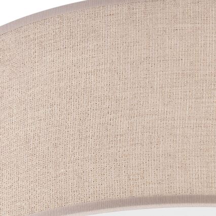 Stropna svjetiljka MONTE 1xE27/60W/230V Ø 35 cm smeđa