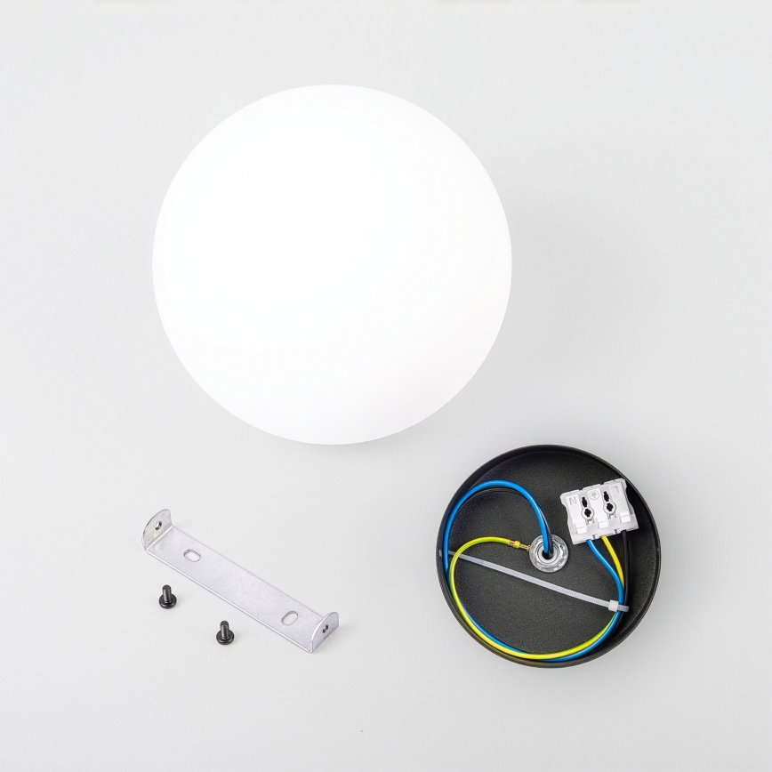 Stropna svjetiljka MOONLIGHT 1xE27/15W/230V Ø 16 cm crna